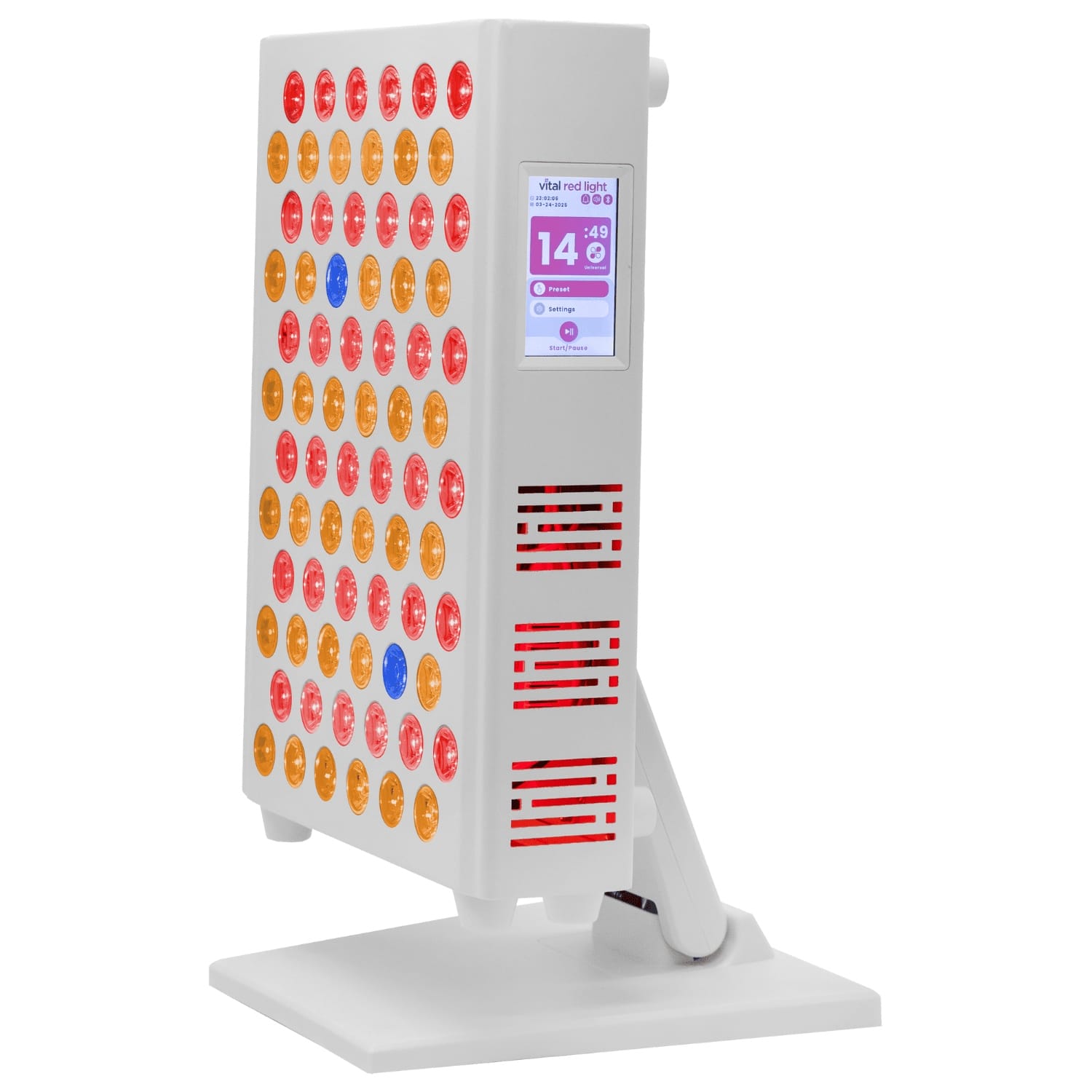 Vital Red Light Pro 2.0 nine-wavelength panel with touchscreen display