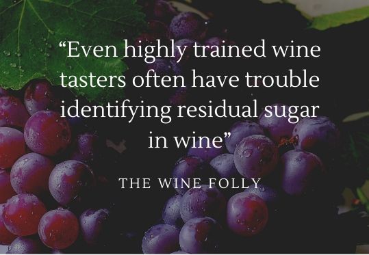 Hidden Sugar Wine Quote