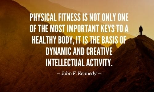 Fitness Importance Supplements Quote