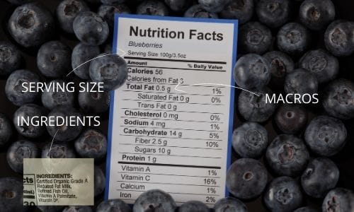 READ NUTRITION LABEL
