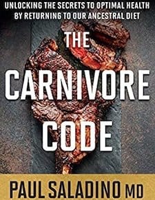 The Carnivore Code by Dr. Paul Saladino book cover
