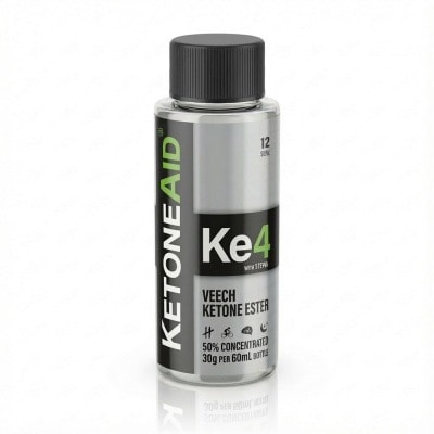KetoneAid KE4 exogenous ketone ester bottle