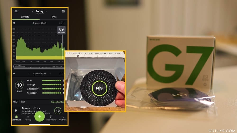 CGMs-nutrisense-g7 Nick Urban's Nutrisense and Dexcom G7