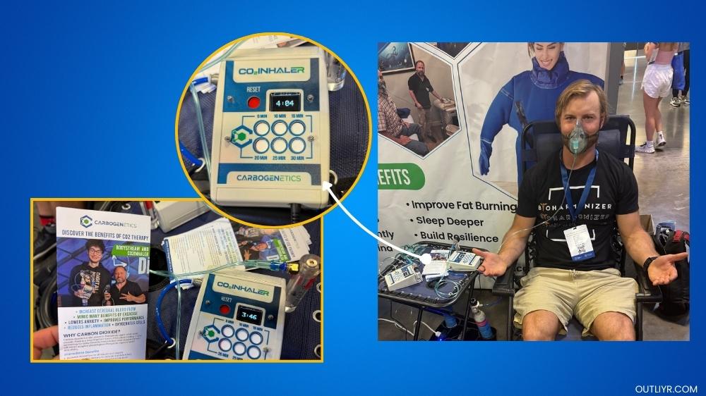 Nick with Carbongenetics at the Health Optimization Summit 2025