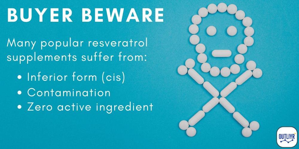 Resveratrol Warning product image