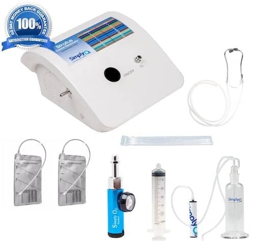 SimplyO3 Complete Kit generator, oxygen tank, bubbling system, and more