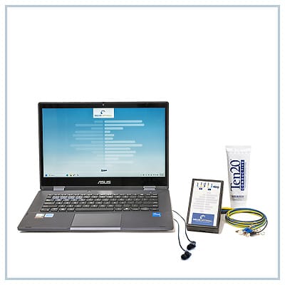 NeurOptimal dynamical neurofeedback system bundle with laptop amplifier and sensors