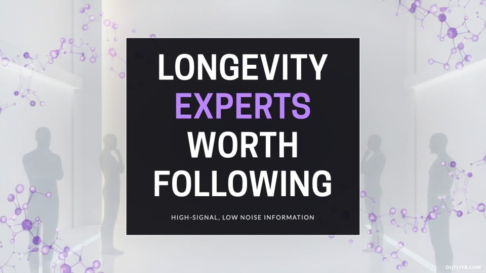 Best longevity influencers and experts