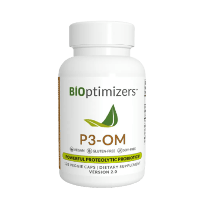 bioptimizers-p3-om BiOptimizers P3-OM supports gut barrier health and nutrient absorption.
