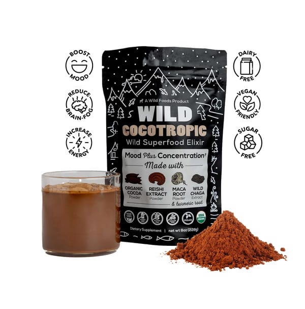 Cocotropic raw cacao nootropic drink mix