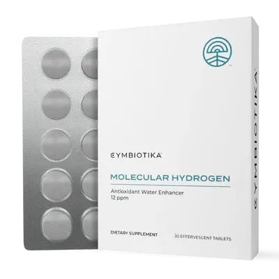 Cymbiotika Molecular Hydrogen blister pack of 30 effervescent hydrogen tablets