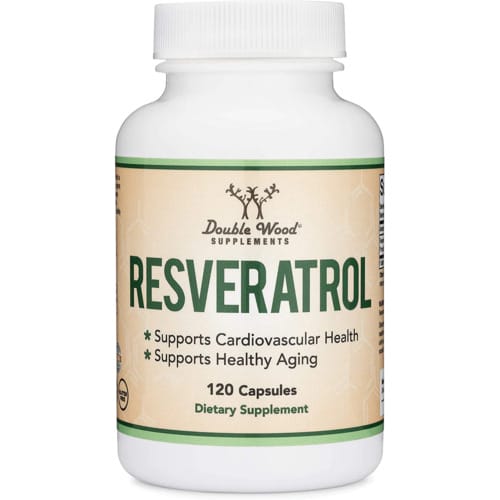 Double Wood Resveratrol bottle