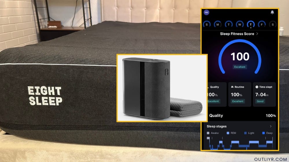 Nick Urban's Eight Sleep mattress cover and the app