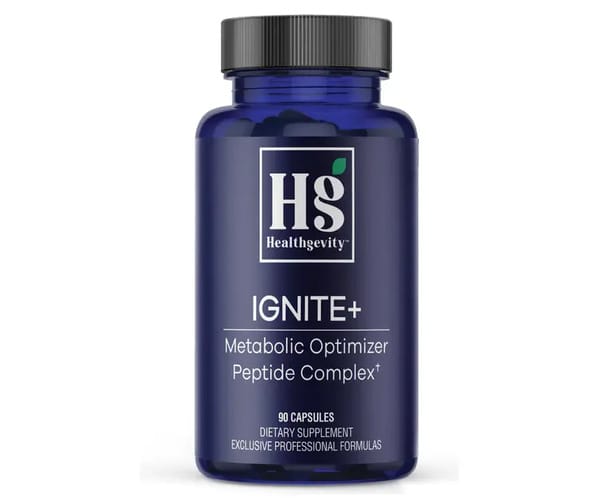 Healthgevity's Ignite+ bottle