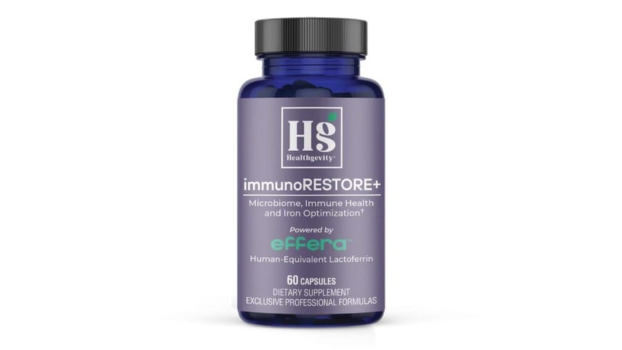 Healthgevity immunoRESTORE+ bottle