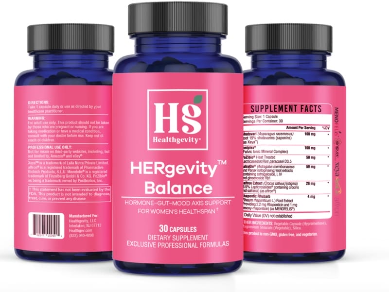 Healthgevity Hergevity Balance hormonal support supplement