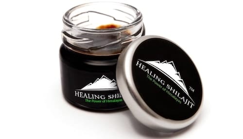 Himalayan Healing Shilajit bottle opened