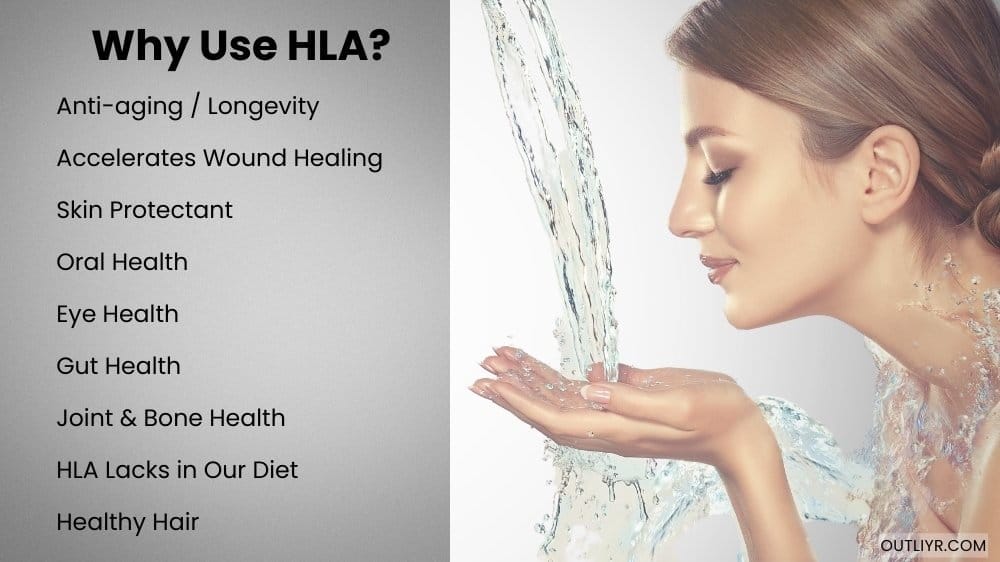 Hyaluronic acid offers well-documented health benefits beyond its skin-enhancing properties