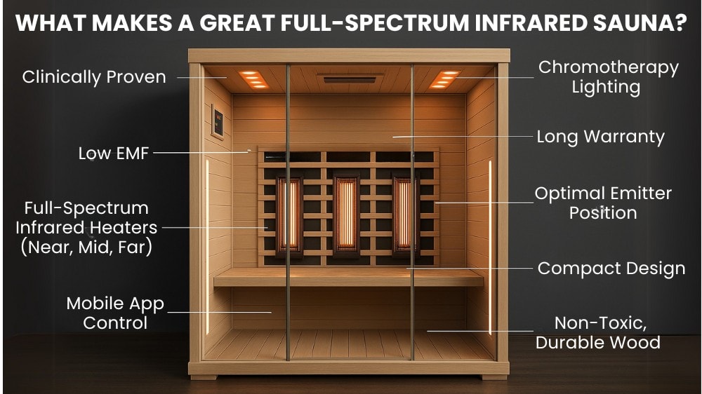 infrared-sauna-parts Parts of an high-quality infrared sauna