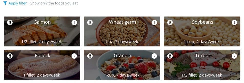 Insidetracker Food Recommendations