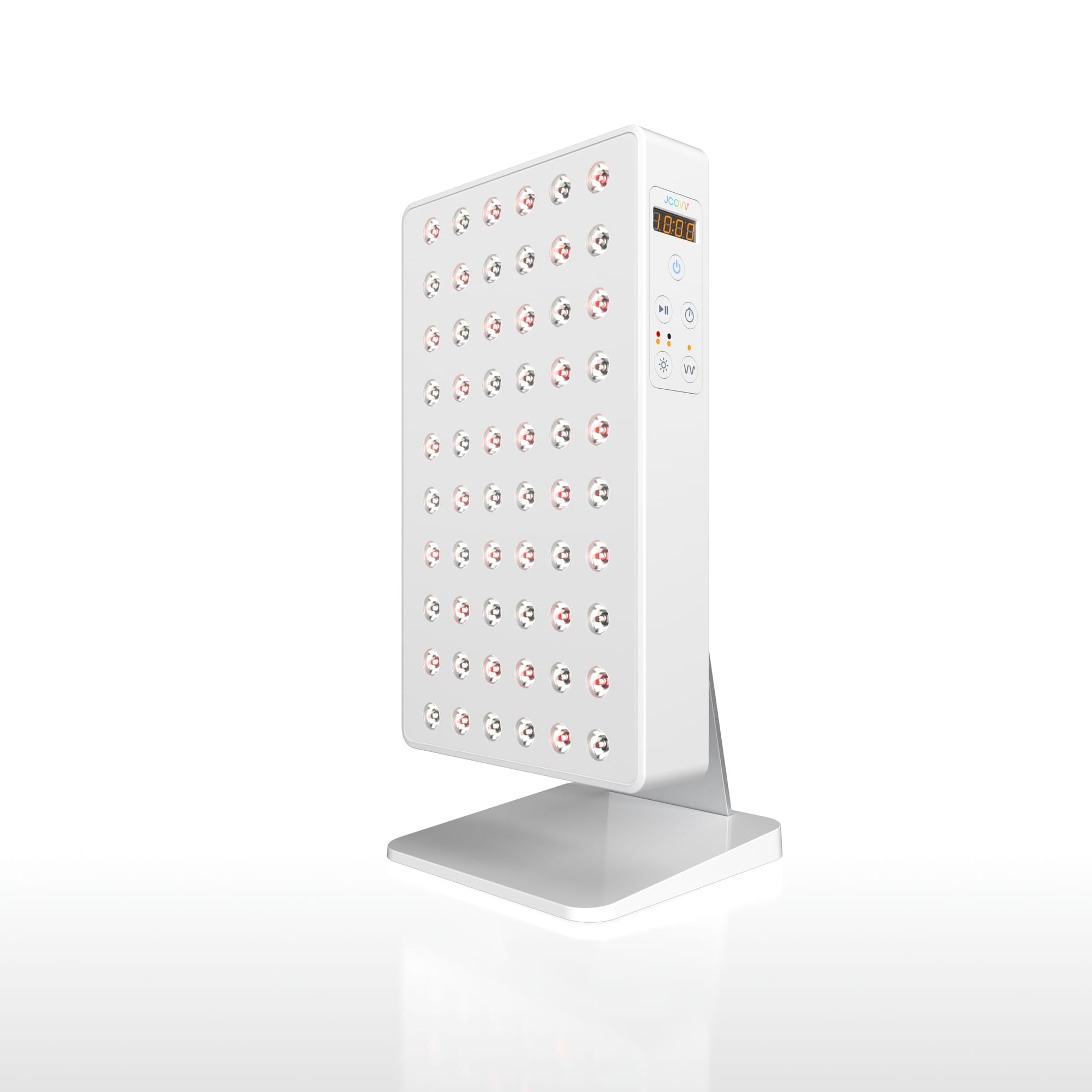 Joovv Mini 3.0 compact red light therapy panel on mini stand