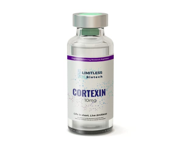 Limitless' Cortexin 10mg bottle