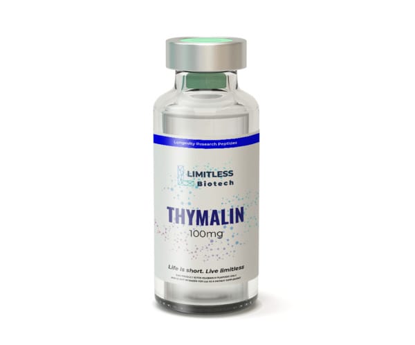 Limitless Biotech's Thymalin 100mg bottle