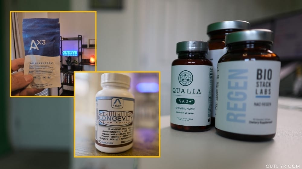 Longevity supplements astaxanthin, NAD, 5-Amino-1MQ & more