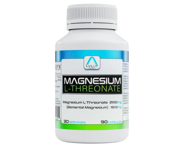 LVLUP Health Magnesium L-Threonate Magtein supplement bottle