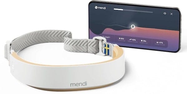 Mendi headband and smartphone app