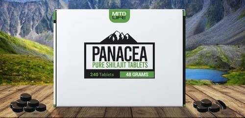 Mitolife Panacea Pure Shilajit Tablets box