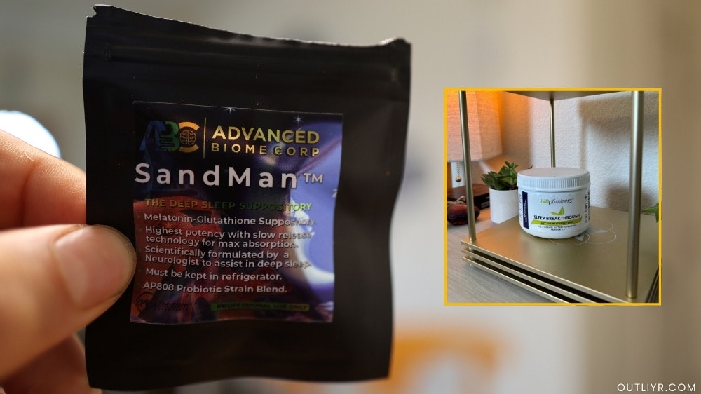 mitozen-sandman-bioptimizers-sleepbreakthrough Nick Urban holding the MitoZen Sandman & BiOptimizers' Sleep Breakthrough