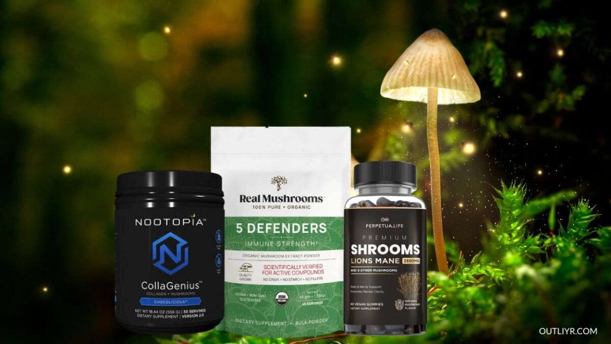 Adaptogen supplements from Nootopia, Real Mushrooms, & Perpetualife