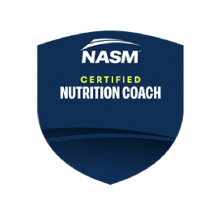NASM Certified Nutrition Coach CNC certification badge
