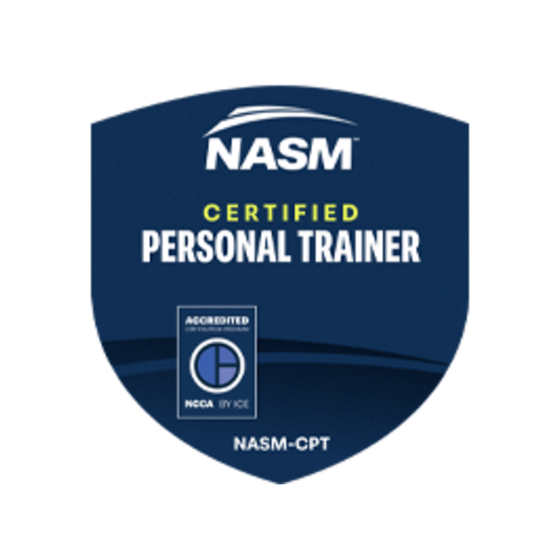 NASM Certified Personal Trainer CPT certification badge