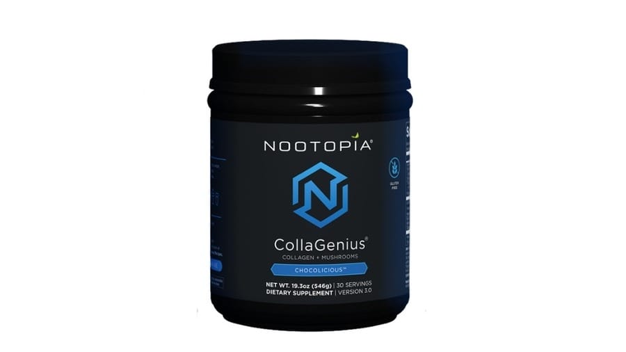 Nootopia CollaGenius Chocolicious jar