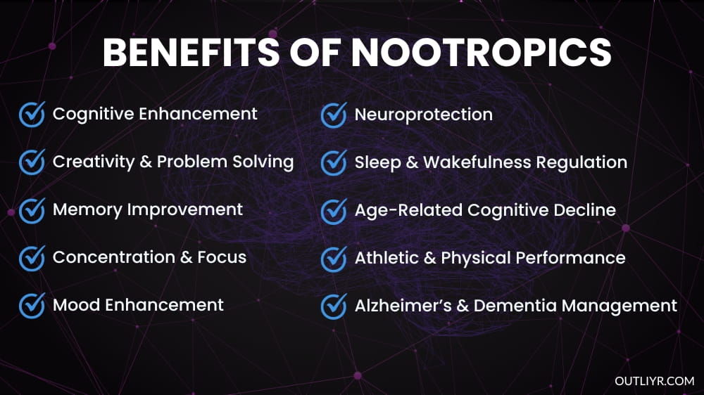 nootroopics-cognitive-benefits Nootropics enhance cognition, memory, focus, mood, and brain health