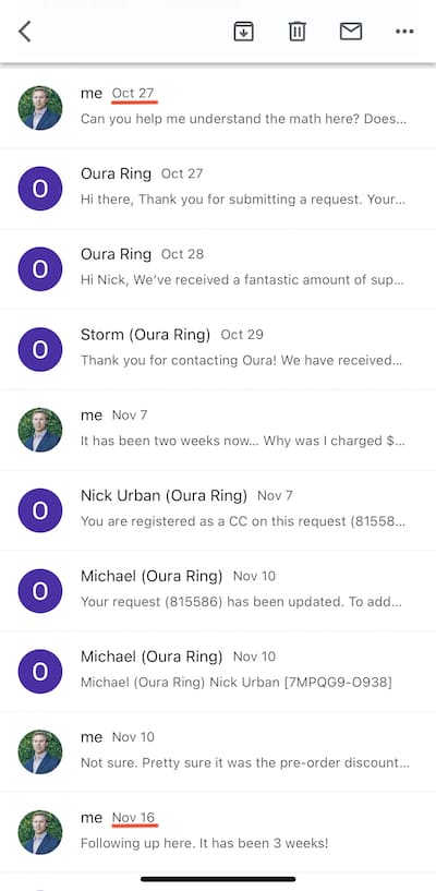 Oura Slow Customer Service product image