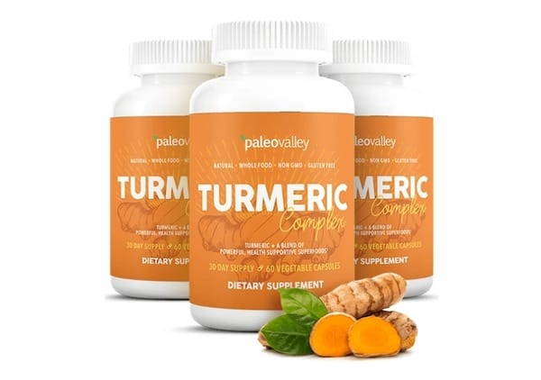 Paleovalley Turmeric Complex bottles