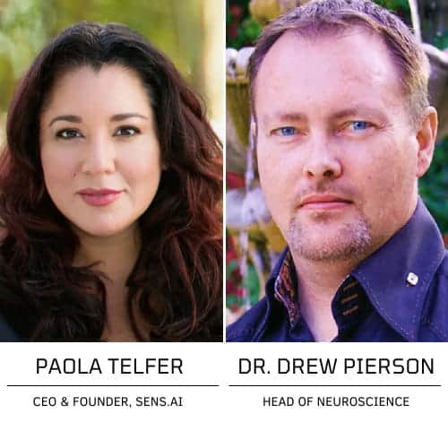 Dr. Drew Pierson and Paola Telfer of Sens.ai