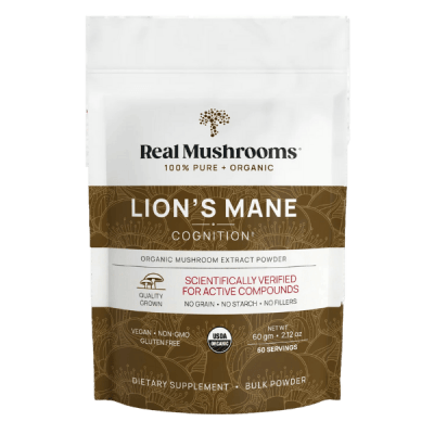 Real Mushrooms Lion's Mane supplement
