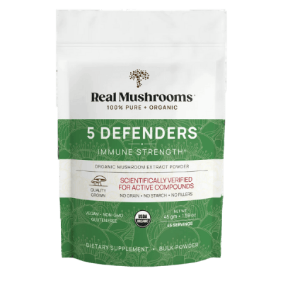 Real Mushrooms 5 Defenders organic mushroom complex