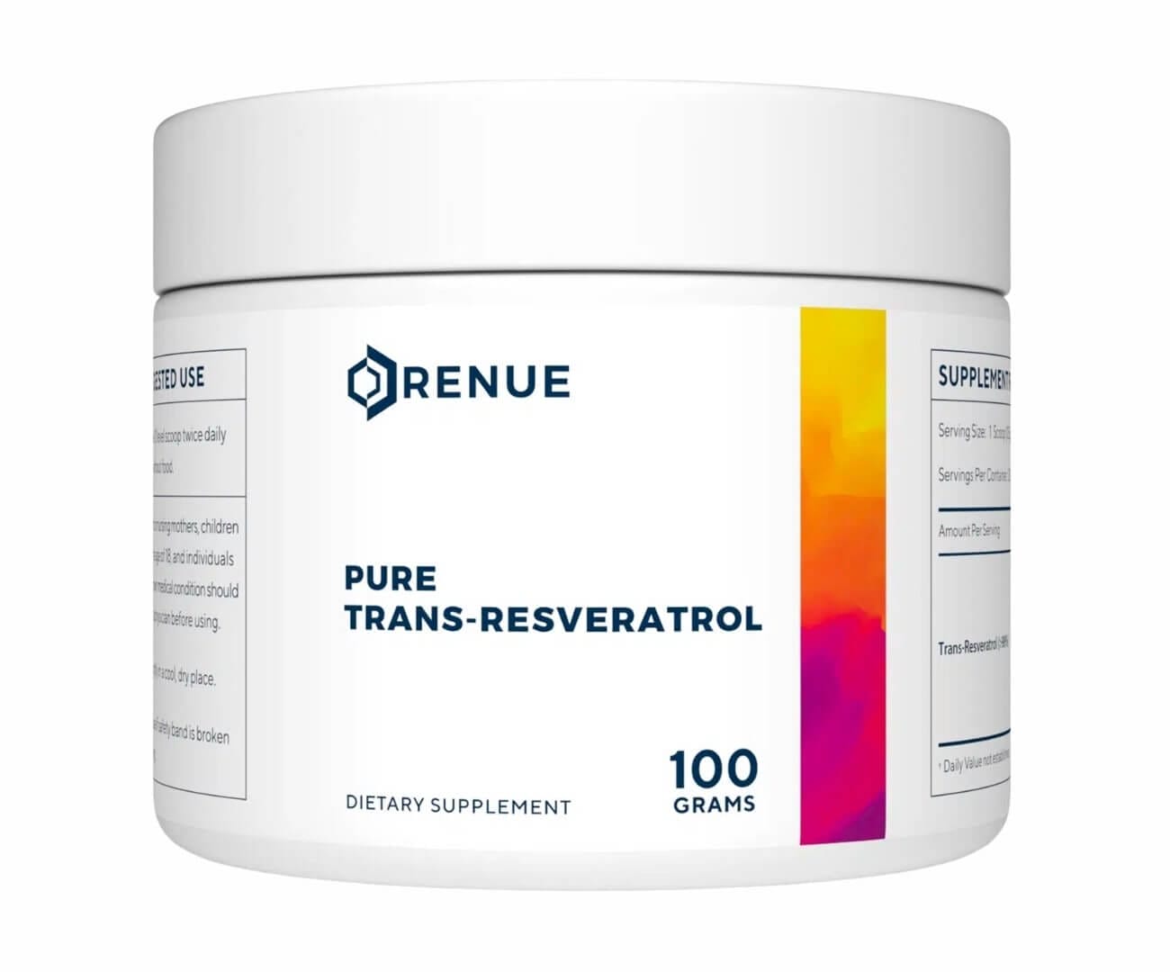 Renue Trans-Resveratrol powder jar 