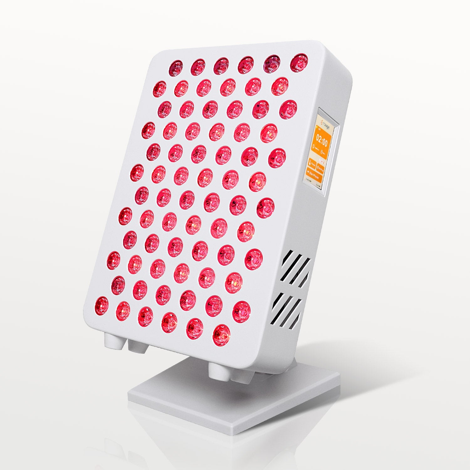 Rouge Tabletop G4 compact eight-wavelength red light therapy panel on stand