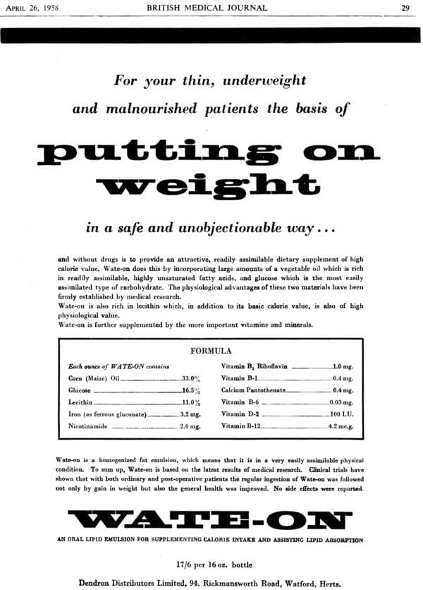 Seedoil Weightgain Journal