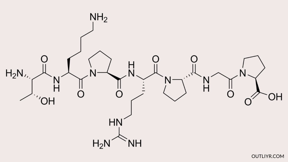 selank Selank molecualr structure, a substance that modulates neurotransmitters and alters the expression of BDNF
