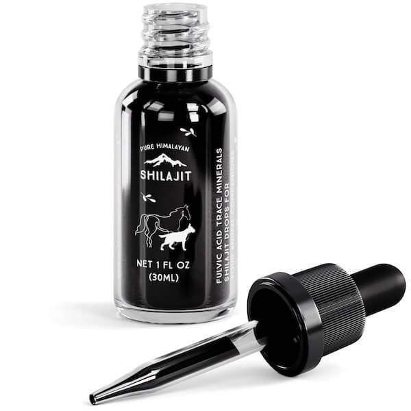 shilajit-gifts Pure Himalayan Shilajit bottle and dropper
