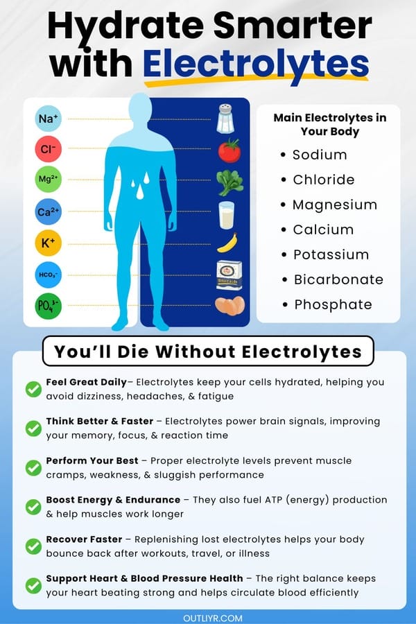 Infographic on why you should take electrolytes