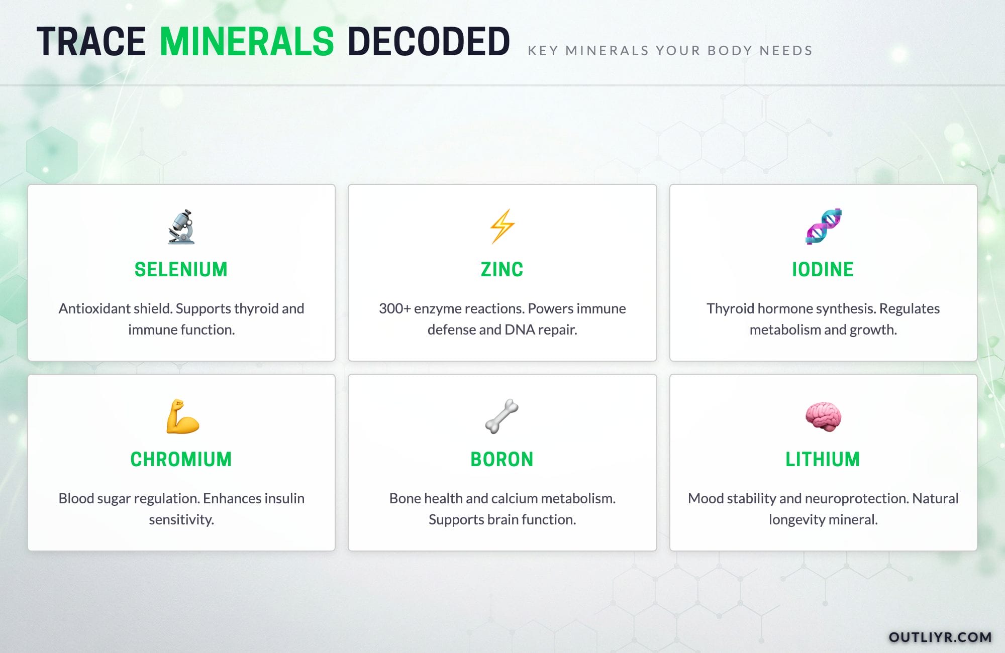 trace minerals decoded infographic