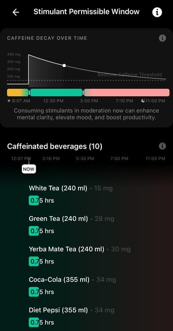 Ultrahuman App Stimulant Window product image